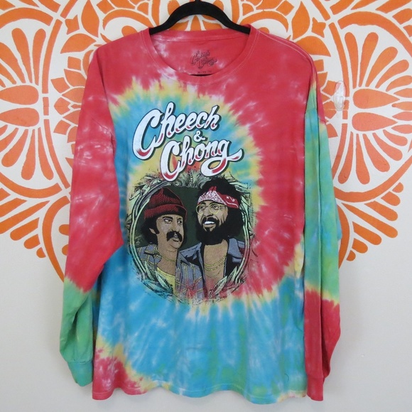 Cheech & Chong Other - Cheech & Chong Long Sleeve Tie Dye Shirt XL